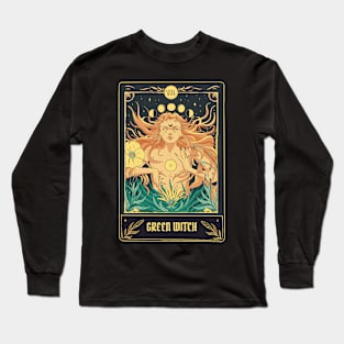 Tarot Card - The Green Witch Long Sleeve T-Shirt